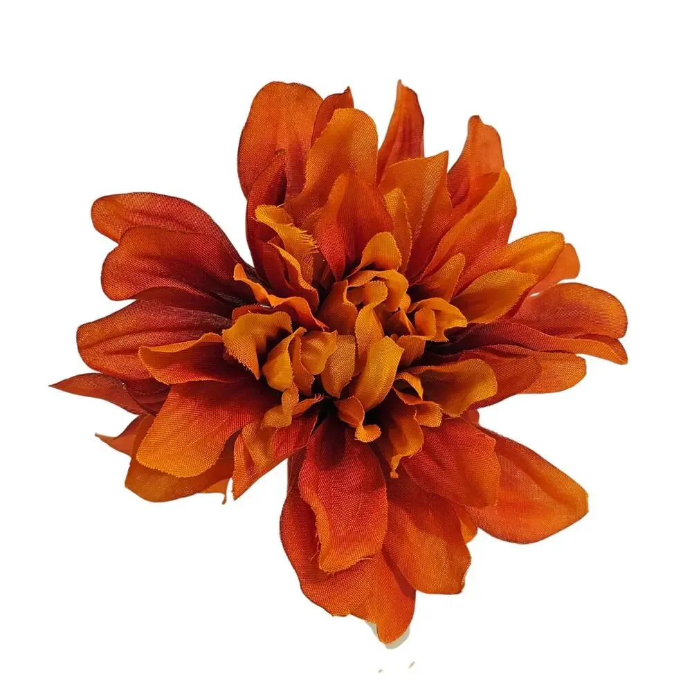 Artificial Silk Flowers Fall Orange Yellow 21 Stems Autumn Floral Craft Decor
